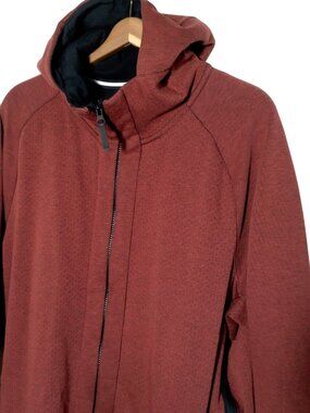 Nike Tech Fleece Hoodie Men XXL Cayenne Performance Hooded Sweatshirt Zip READ